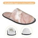 thumbnail image 3 of Fotbe Rose Gold Glitter Splatter Pantuflas Peludas para Mujer con Estampado, Zapatillas de Peluche, Zapatos de Invierno para Casa, Uso Interior y Exterior-Medium, 3 of 8