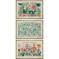 thumbnail image 2 of IDEA4WALL Framed Canvas Print Wall Art Set of 3 Multicolor Flower Market Vintage Art Spring Floral Wall Decor Botanical Pattern Retro Prints Nature Wildflowers Minimal Artwork - 16"x24"x3 Natural, 2 of 5