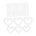 thumbnail image 3 of Soporte para arreglos florales, marco de corona Floral, decoración de San Valentín, primavera, año Nuevo, bricolaje, forma versátil para hacer corona 6x Pequeño Corazón Grande, 3 of 8