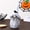 White, variant on Halloween Gnome Plush – 9.5 Inch Star Pattern Gnome with Witch Hat & Bat or Skull Accent, Tabletop Decor