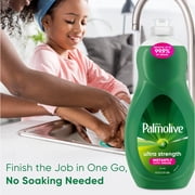 Palmolive Ultra Strength Liquid Dish Soap, Cuts Grease and Grime, No Soaking Needed, 42 fl oz Bottle