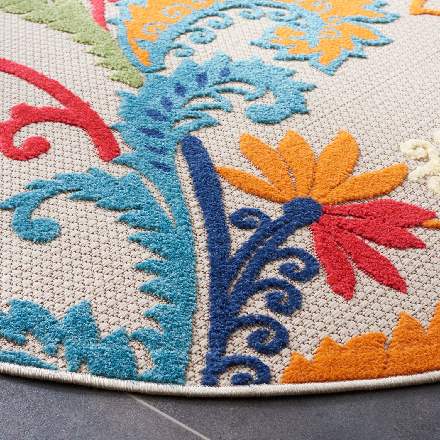 Safavieh Cabana Kuzman Floral Outdoor Area Rug