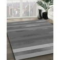 thumbnail image 3 of Ahgly Company Machine Washable Indoor Rectangle Transitional Carbon Gray Area Rugs, 7' x 9', 3 of 7