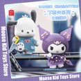 thumbnail image 2 of Figura de acción de Sanrio de 17 cm, serie Rainy Day, Kuromi Pochacco, caja ciega, juguete de PVC, decoración de escritorio, adornos, juguete para niñas, regalo, 2 of 5