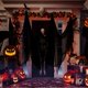 thumbnail image 2 of Husfou Halloween Black Creepy Cloth Decoration, 200x85in Spooky Giant Cheesecloth for Halloween Decor, Spider Web for Outdoor Indoor Party Supplies for Doorways Haunted House Patio Garden, 2 of 5