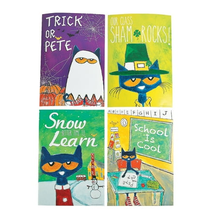 Fun Express Pete The Cat Seasonal Poster Pack Educational