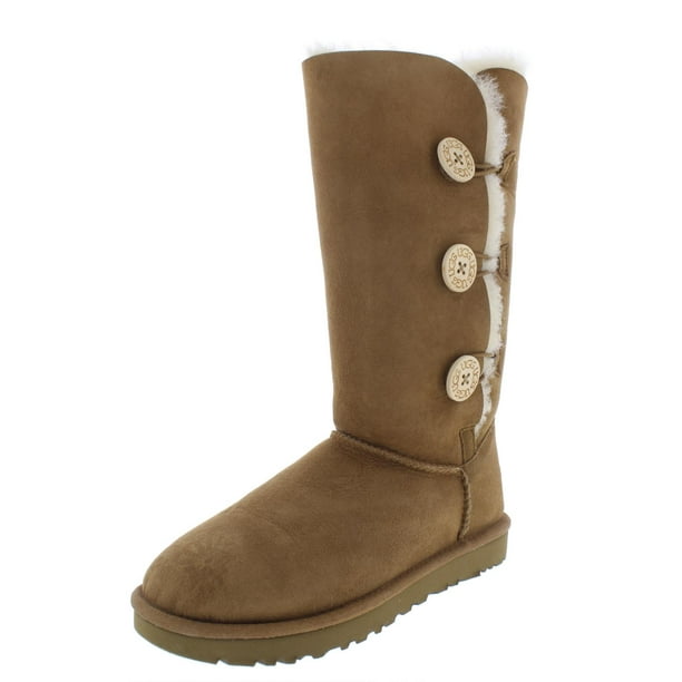 Ugg Ugg Australia Womens Bailey Button Triplet Ii Suede Button Casual Boots