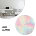 thumbnail image 2 of Circle Round Shaggy Rug Living Room Bedroom Carpet Floor Mat Anti-Skid, 2 of 9