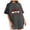Grey, variant on LUOGENLI Female T-shirts for Womens Christmas Fashion Printed Short Sleeve Long Tunic T Shirt for Women Festive Holiday Top Womens T-shirts Graphic Tees xxl Tall Summer Clothes White L