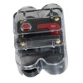 thumbnail image 2 of tredstone Reliable Car Auto Audio Radio In Line Circuit Breaker Fuse for DC 12V Black 60A 1Set, 2 of 6