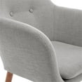 thumbnail image 4 of Elle Decor Roux Arm Chair in French Gray, 4 of 10
