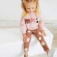thumbnail image 2 of Conjunto de 2 piezas de suéter y pantalón con estampado de oso para niña pequeña, otoño e invierno, talla 2-7T, 2 of 8