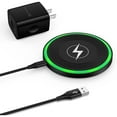 thumbnail image 1 of 0829 Fast Android Wireless Charger 15W for Motorola Razr /Razr 2023/Razr Plus /Edge /Edge 2023,Moto G Power ,Moto G Stylus 5G ,Razr 50 Ultra,Wireless Charging Pad +QC3.0 Charger Adapter, 1 of 1