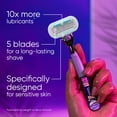 thumbnail image 2 of Venus Extra Smooth Midnight Women's Razor Blade Refills, 4 count, 2 of 8