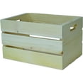 thumbnail image 2 of Poole & Sons Wooden Storage Crate with Hand Holes, 14 x 10 x 9 Inside Dimensions, 2 of 6