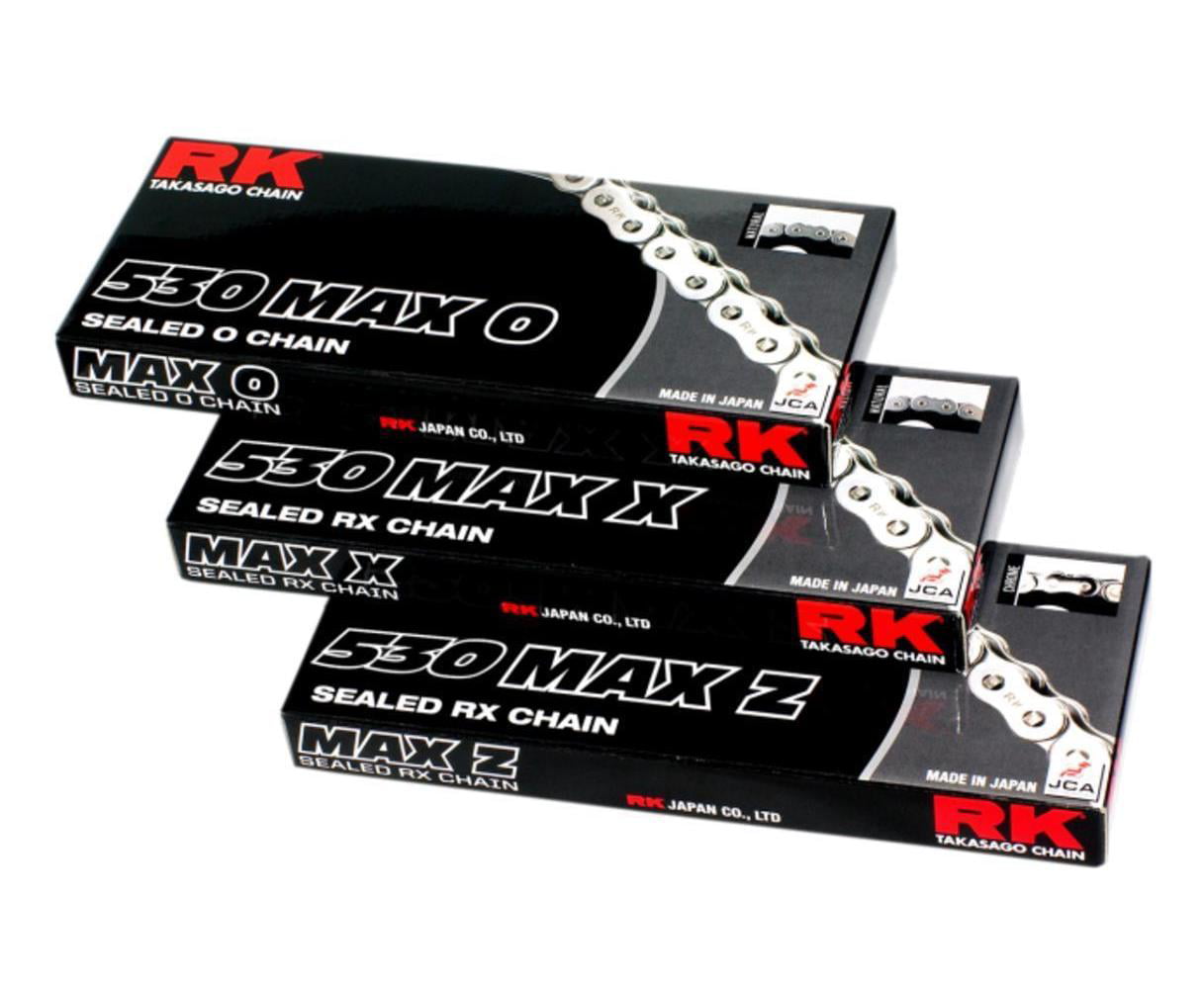RK 530MAXZ-120-BC 530 Max-Z Chain - 120 Links - Black/Chrome 