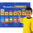 thumbnail image 3 of Gymnture New Year's Day 2022 Kids Magnetic Daily Calendar for Wall, 3 of 11