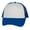 White/Royal, variant on Youth Girls Boys Trucker Cap  - Snapback Kids Baseball Hat White/Navy