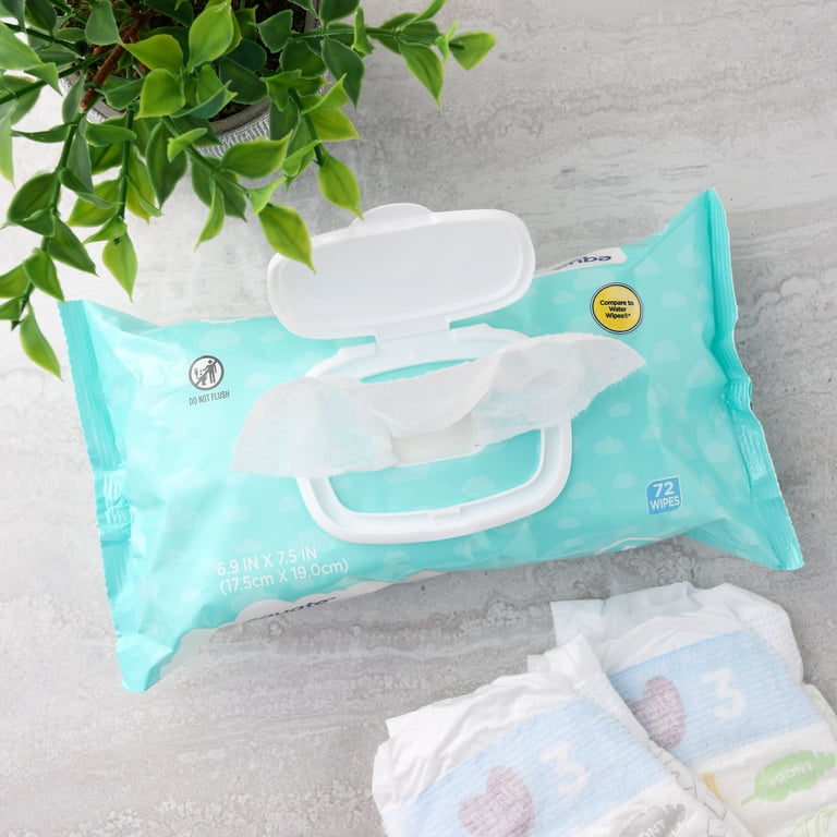 Equate Aqua Balance Unscented Baby Wipes, 9-Pack (648 Count) photo 3