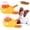 2*Yellow, variant on Duck Cat Treat Dispenser, Little Yellow Duck Cat Toy Treat Feeder, Cat Treat Dispenser Toy Interactive, for Small Medium Dogs and Cats, IQ Training and Exercise Small Animal Bowls