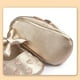 thumbnail image 5 of Baby Bow Shoes, Infant Dress Shoes PU Exquisite Gold For Holiday Party ANGGREK AC6500, 5 of 8
