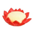 thumbnail image 4 of GROWTH TANK Coussin en Forme de Fleur de Lotus Coussin de Sol Confortable Pouf Rouge 60cm, 4 of 9