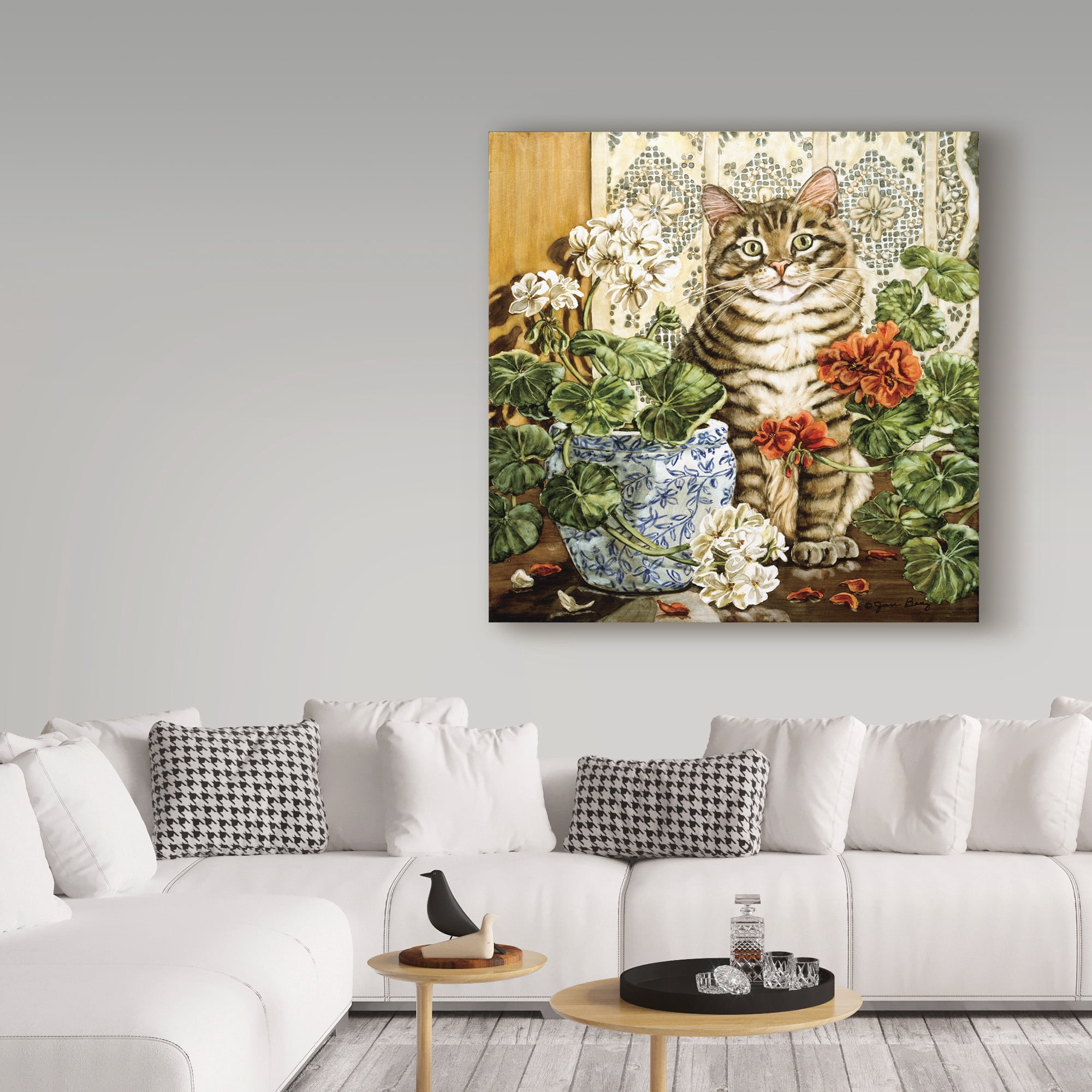 Trademark Fine Art 'Winters Garden' Canvas Art by Jan Benz