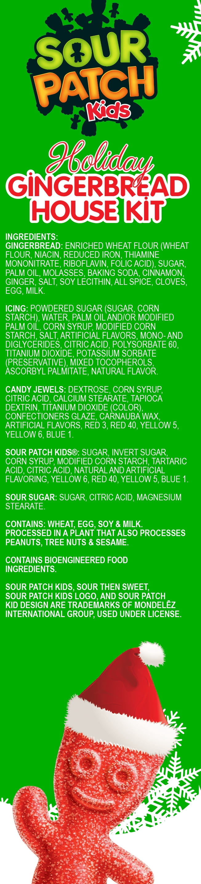 Sour Patch Kids Gingerbread Kit