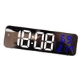 thumbnail image 4 of Reloj Despertador LED Macarena Despertador Digital Montado en la pared azul 12/24H, 4 of 8