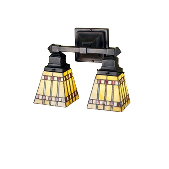 Meyda 12"W Prairie Corn 2 LT Wall Sconce.609