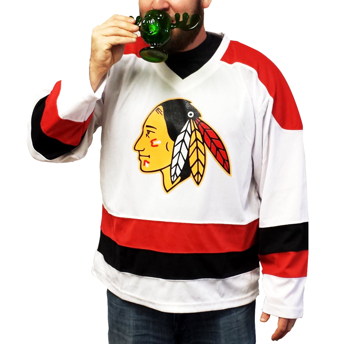 Clark Griswold Hockey Jersey Christmas Vacation 00 Xmas Movie Chicago Griswald 