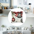 thumbnail image 5 of nygtbtfer Christmas Pillow Covers Set of 2, Trees &amp; Bright Throw Pillowcases Cushion Cases Decorative Party Decoration for Home Sofa White, 5 of 7