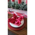 thumbnail image 5 of Your Chair Covers - 10 Pack, Dark Red 20 Inch Polyester Cloth Napkins Perfect for restaurants, weddings, dinners, or birthday parties., 5 of 6