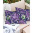thumbnail image 6 of Vintage Green Flower Ombre Botanical Throw Pillow Cover, Pillowcase Protectors with Zipper, Breathable Decorative Lumbar Pillow Case Cover, Pillow Shams for Couch Sofa 12x20Inch, 6 of 7