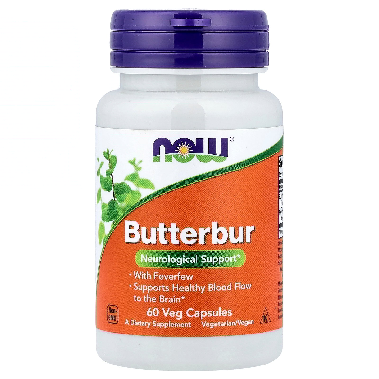 Now Foods, Butterbur, 60 Veg Capsules
