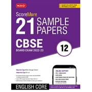 MTG CBSE ScoreMore 21 Sample Papers Class 12 English Core Book For 2023 Board Exam