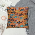 thumbnail image 2 of Qinduosi Throw Pillow Cushion Cover, Motif Nautical Animal , Decorative Square Accent Pillow Case, ", White, 2 of 5