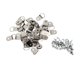 thumbnail image 1 of 50Pcs D- Correa Espejo imagen Perchas de suspensión con tornillos Manualidades de bricolaje, 1 of 5