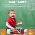 thumbnail image 2 of KAKOWELY Petits Paniers de Courses 20 Pcs Miniatures Paniers de Supermarché Simulation Petits Paniers de Rangement Modèles Jouets Ornements de Maison de Poupée 2.56"X1.77"X1.38 Pouces, 2 of 5