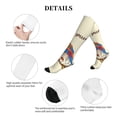 thumbnail image 5 of Lsque Autumn Gnomes1 Pattern Sport Compression Socks for Men & Women 15-20 mmHg Knee High Nurse Pregnant Running Medical and Travel Athletic, 5 of 6