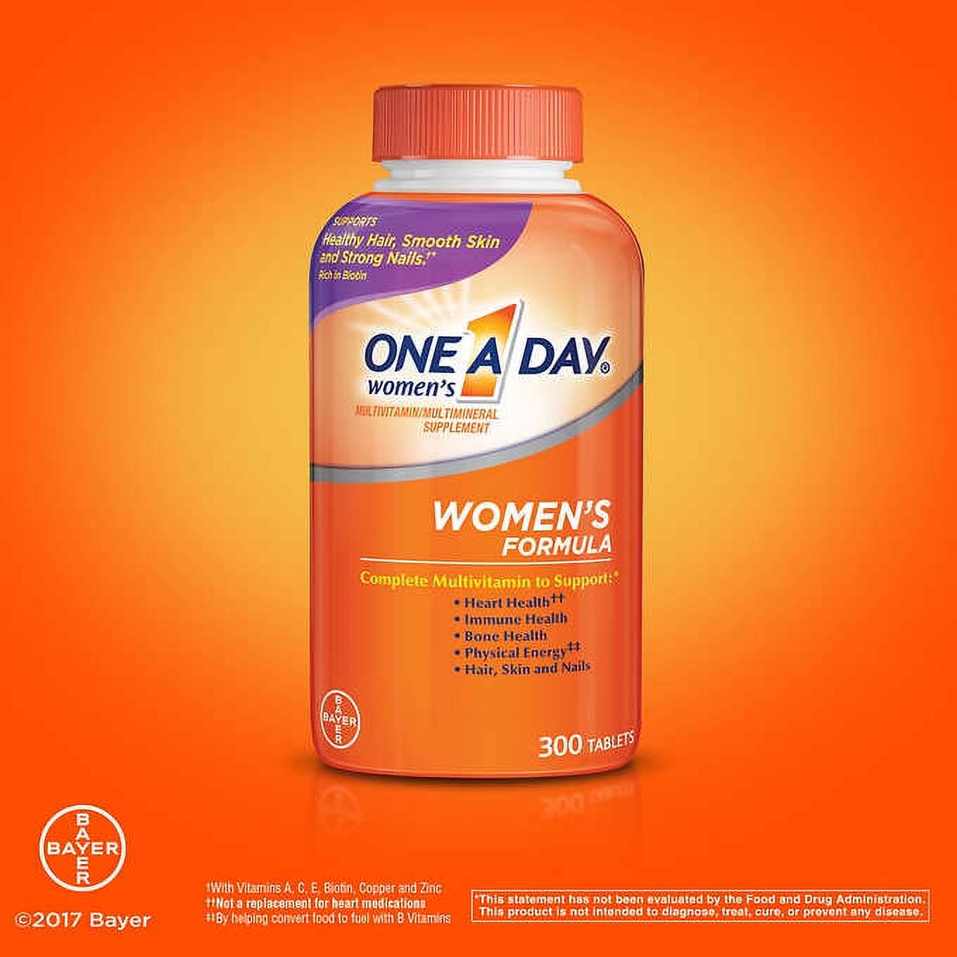 One-A-Day Women's Formula Complete Multivitamin 300 Tablets
