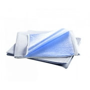 Graham Professional Drape Sheets - Tissue/Poly, White/Blue, 100/Case