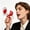 Red, variant on Recording Talking Keychain ABS Material Mini Voice Recorder Pendant Portable Stress Relief Accessory With Carabiner Clip Stylish Funny Decoration For Daily Use And Holiday Gift
