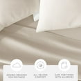 thumbnail image 5 of Noble Linens 2 Piece Pillow Case Set, Ivory, King, 5 of 11