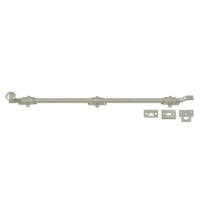 Deltana FPG2615 Boulon de Surface Robuste de 26 Po avec Nickel Satiné Décollé - Solide