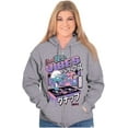 thumbnail image 4 of The Smurfs Cool Kanji DJ Comic Panels Unisex Plus Size Zip Hoodie Brisco Brands 2X, 4 of 5