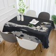 thumbnail image 2 of Yayeee Tablecloths 60" x 120" Rectangle Wrinkle Resistant Party Table Cover, Sitting on The Moon, 2 of 8