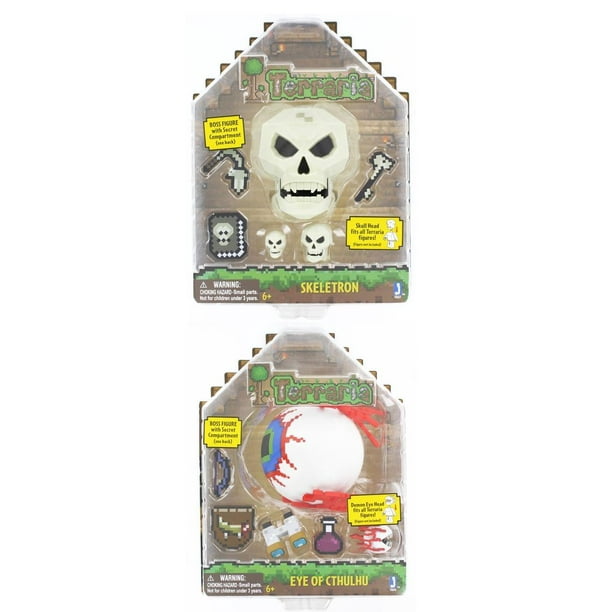 Terraria Deluxe Action Figures Set of 2 Eye of Cthulhu and Skeletron