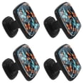 thumbnail image 2 of 4 Pcs Square Cabinet Handle Drawer Pulls Butterfly Knobs with Screws Furniture Office Cabinet Knob Decoration, 2 of 7