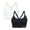 White/Black, variant on 2 Pack Women's Cami Sports Bra - Seamless, Bright White/Jet Black